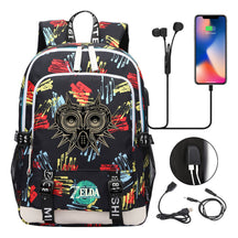 Usb Youth Student Backpack For Men And Women's Leisure Sports Backpack