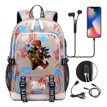 Usb Youth Primary And Secondary School Student Backpack For Men And Women's Leisure Sports Backpack