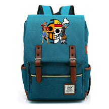 Anime Pirate King Luffy Printed Youth School Bag For Men And Women With Casual Belt Buckle Classic Backpack