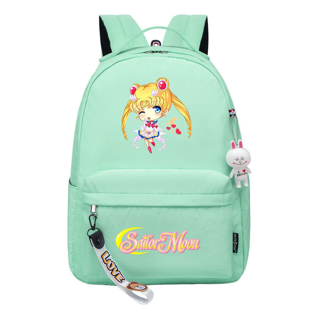 Beautiful Girl Warrior Printed Youth Student School Bag Men's And Women's Leisure Bag Women's Backpack