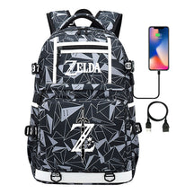 Legend Of Zelda Printed Usb Youth Student Backpack Men's And Women's Backpack Leisure Travel Bag