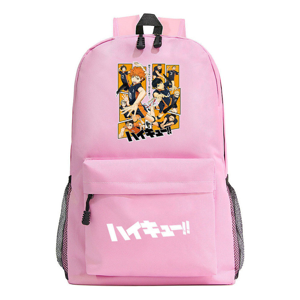 Naruto Usb Large Capacity Youth Student Backpack For Leisure Travel Backpack