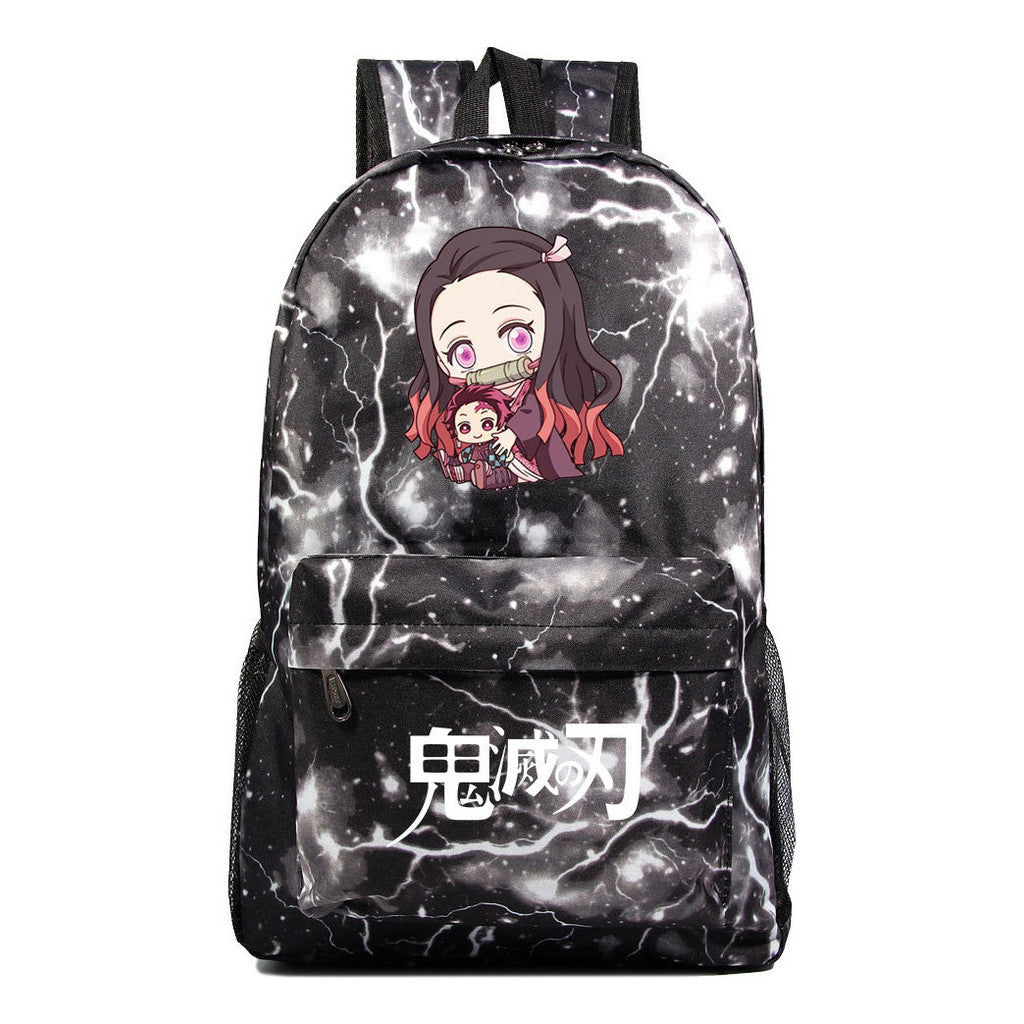 Fashion Printed Youth Student Backpack For Men And Women's Leisure Backpack