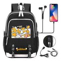 Comic Egg Yolk Lazy Egg Teenage Student Backpack Usb Boys And Girls Casual Backpack