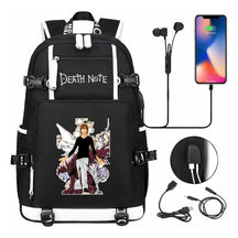 Death Note Usb Large Capacity Youth Student Backpack Men's And Women's Leisure Travel Backpack