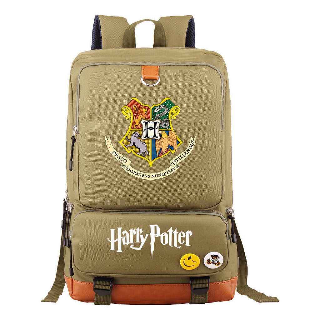 School Of Witchcraft And Wizardry Youth Student School Bag Large Capacity Travel Bag Men's And Women's Backpack