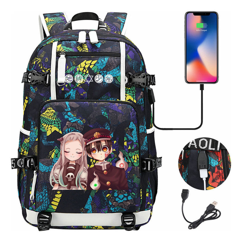 Usb Large Capacity Youth Student Backpack For Men And Women's Leisure Travel Backpack