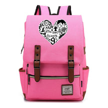 School Of Witchcraft And Wizardry Printed Youth Student School Bag Casual Belt Buckle Classic Backpack