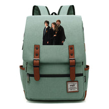 Academy Of Magic Print Teen Student School Bag For Men And Women Casual Belt Buckle Classic Backpack