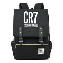 Football Star Cristiano Ronaldo Printed Backpack For Men And Women With Casual Belt Buckle Classic Backpack