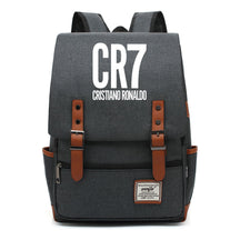 Football Star Cristiano Ronaldo Printed Backpack For Men And Women With Casual Belt Buckle Classic Backpack