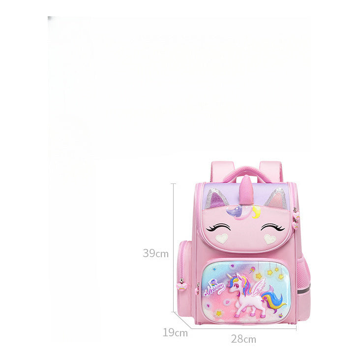 Student backpack cute spine protection lightweight backpack Water proof children's backpack