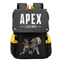 Apex Hero Print Usb Charging Cap Head Style Student School Bag Casual Backpack