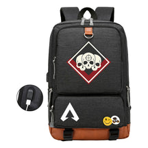 Apex Hero Print Usb Student Backpack Casual Backpack
