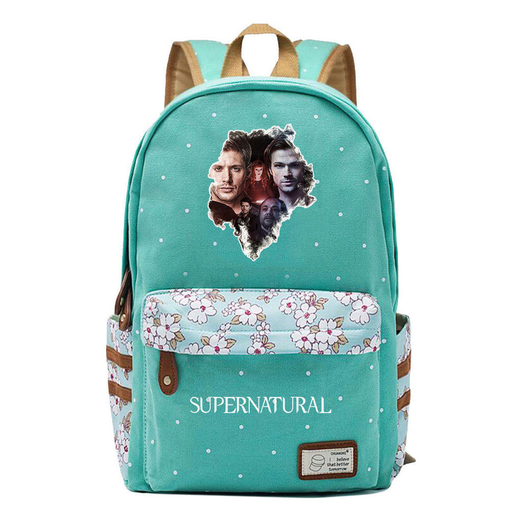 Evil Power Printed Student School Bag Fashion Casual Backpack