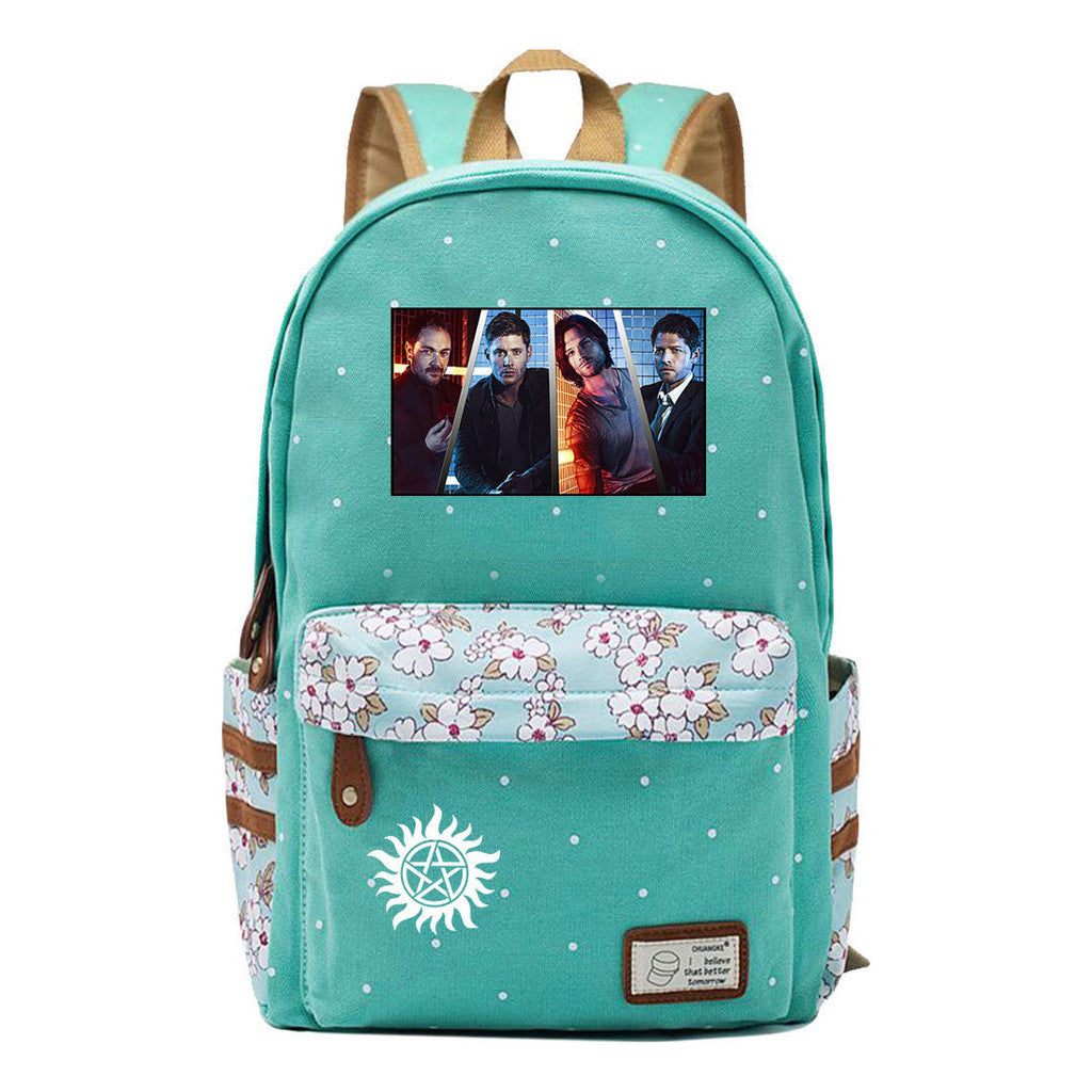Evil Power Printed Student School Bag Fashion Casual Backpack