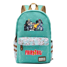 Teenage Student Backpacks, Floral Canvas, Girl Shoulders