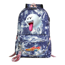 Super Mario Printed Teenage Student Backpack For Men And Women With Casual Woven Straps Backpack