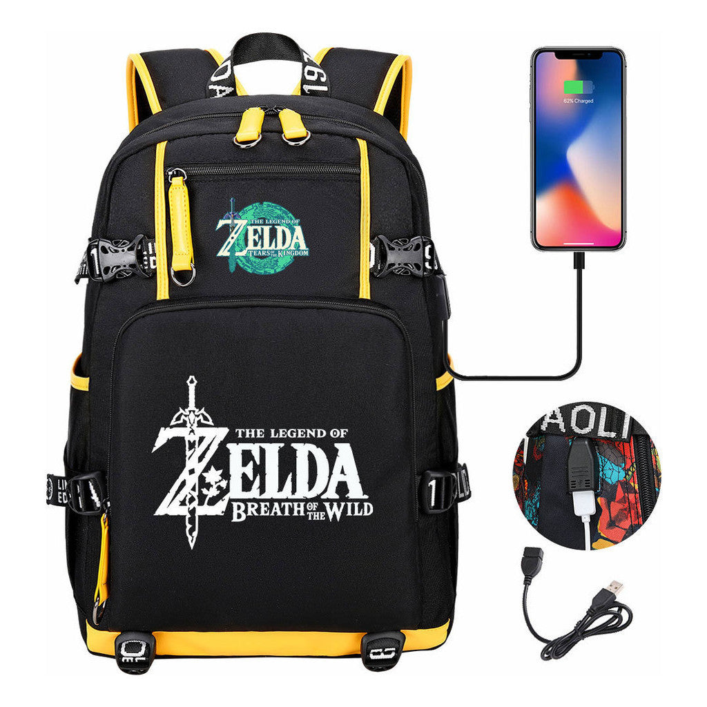 Printed Teenage Student Backpack, Men's And Women's Backpacks, Travel Backpacks