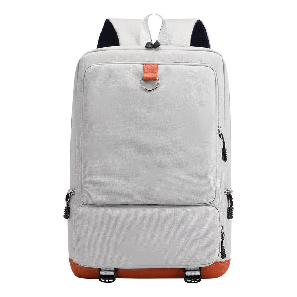 Fashion Printed Youth Student Backpack With Men's And Women's Casual Splicing Backpack