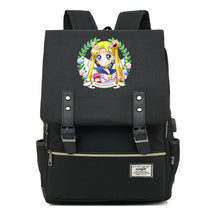 Beautiful Girl Warrior Youth Student School Bag Usb Men's And Women's Leisure Backpack