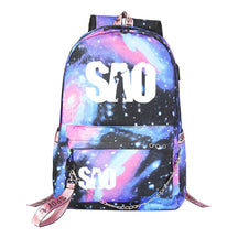 Sword God Domain Printed Usb Youth Student Backpack For Men And Women's Leisure Travel Backpack