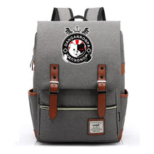 Printed Teenage Student Backpack For Men And Women With Casual Belt Buckle Classic Backpack
