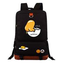 Cartoon Anime Lazy Egg Youth Student Backpack With Large Capacity Travel Bag For Boys And Girls Backpack