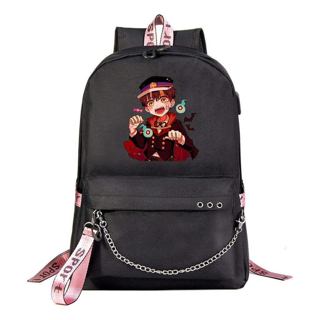 Usb Youth Student Backpack For Boys And Girls Leisure Travel Backpack