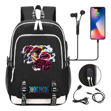Anime Pirate Wang Lufei Youth Student School Bag Usb Men's And Women's Leisure Backpack