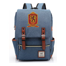 School Of Witchcraft And Wizardry Printed Youth Student Backpack For Men And Women, Casual Belt Buckle, Classic Backpack