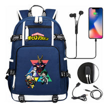 My Heroes Academy Usb Youth Student Backpack For Men And Women's Travel Backpacks