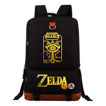 Golden The Legend Of Zelda Printed Schoolbags For Young Students, Large-capacity Travel Bags, Backpacks For Men And Women.