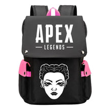 Apex Hero Print Usb Charging Head Youth School Bag Casual Backpack