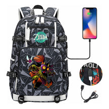 Printed Backpack For Men And Women With Large Capacity Leisure Travel Backpack