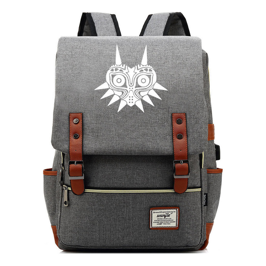 Game The Tear Seal Of The Kingdom Of Zelda Student Backpack Usb Men's And Women's Leisure Backpack