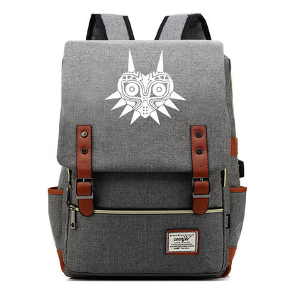 Game The Tear Seal Of The Kingdom Of Zelda Student Backpack Usb Men's And Women's Leisure Backpack