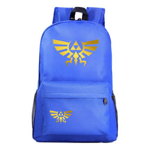 Golden Printed Youth Student Backpack Men And Women's Leisure Backpack