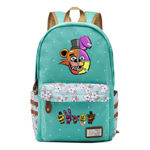 Toy Bear Game Fashion Printed Teenage Girls Student School Bag Men's And Women's Casual Canvas Backpack