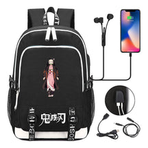 Comic Cartoon Fashion Youth Student Backpack Usb Men's And Women's Casual Backpack