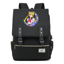 Beautiful Girl Warrior Youth Student School Bag Usb Men's And Women's Leisure Backpack