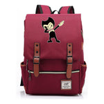 Printed Teenage Student Backpack For Men And Women With Casual Belt Buckle Classic Backpack