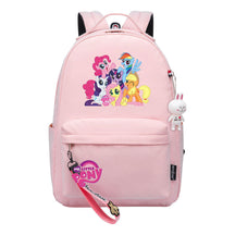 Cartoon Pony Unicorn Printed Youth Student School Bag Men's And Women's Leisure Bag Women's Backpack