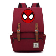 Superhero Printed Youth Student Backpack, Classic Backpack For Men And Women