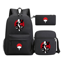 Naruto Starry Sky Youth School Bag Three Piece Set For Boys And Girls Backpack Set