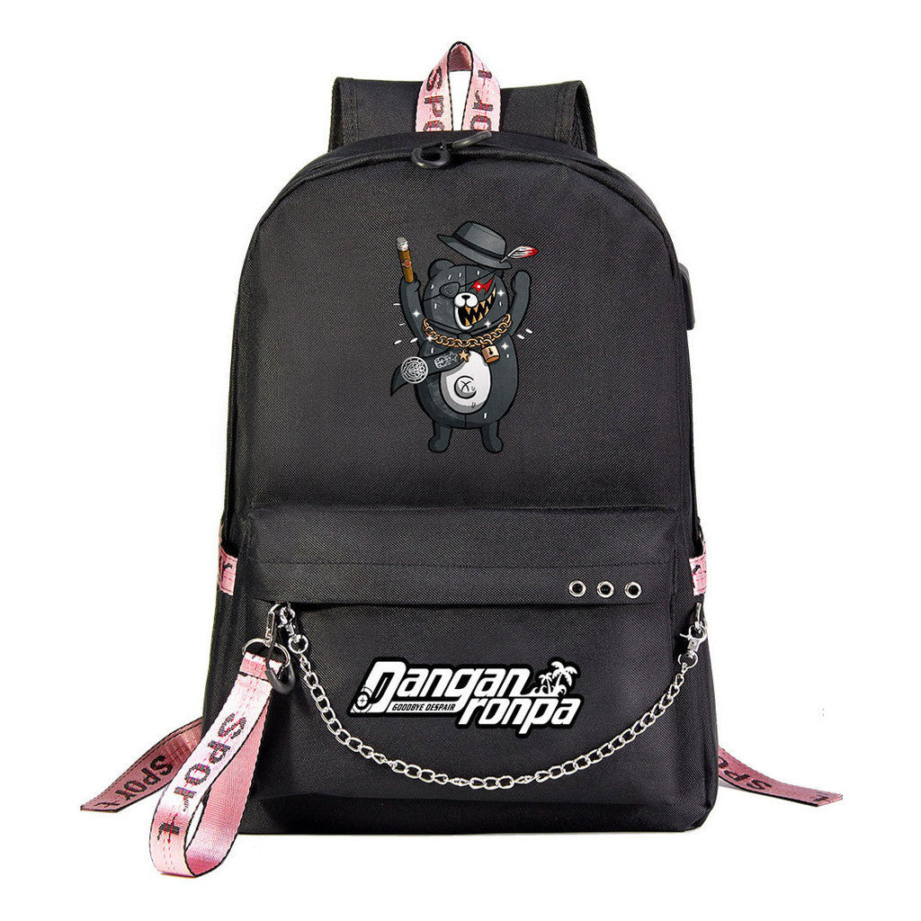 Usb Youth Student Backpack For Men And Women's Leisure Travel Backpack
