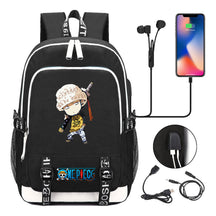 Anime Pirate Wang Lufei Youth Student School Bag Usb Men's And Women's Leisure Backpack