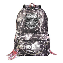 Fashion School Of Witchcraft And Wizardry Badge Usb Youth Student Backpack For Men And Women's Leisure Travel Backpack