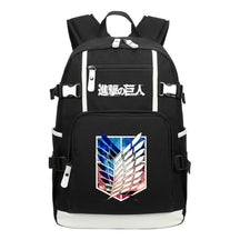 Giant Wings Of Cartoon And Anime Attack Youth Student Backpack, Leisure Travel Backpack
