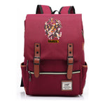 Volleyball Youth Printed Student School Bag Casual Belt Buckle Classic Backpack